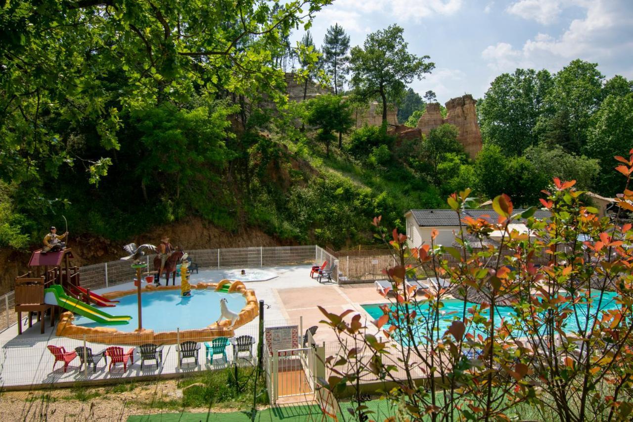 Camping Le Colorado Rustrel Exterior foto